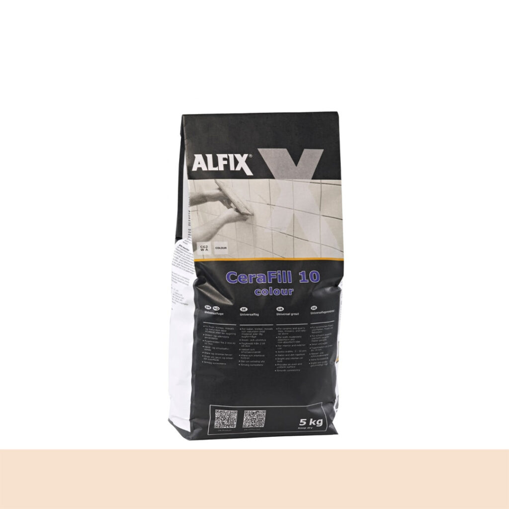 Alfix Cerafil 10, Lys beige  5 kg.