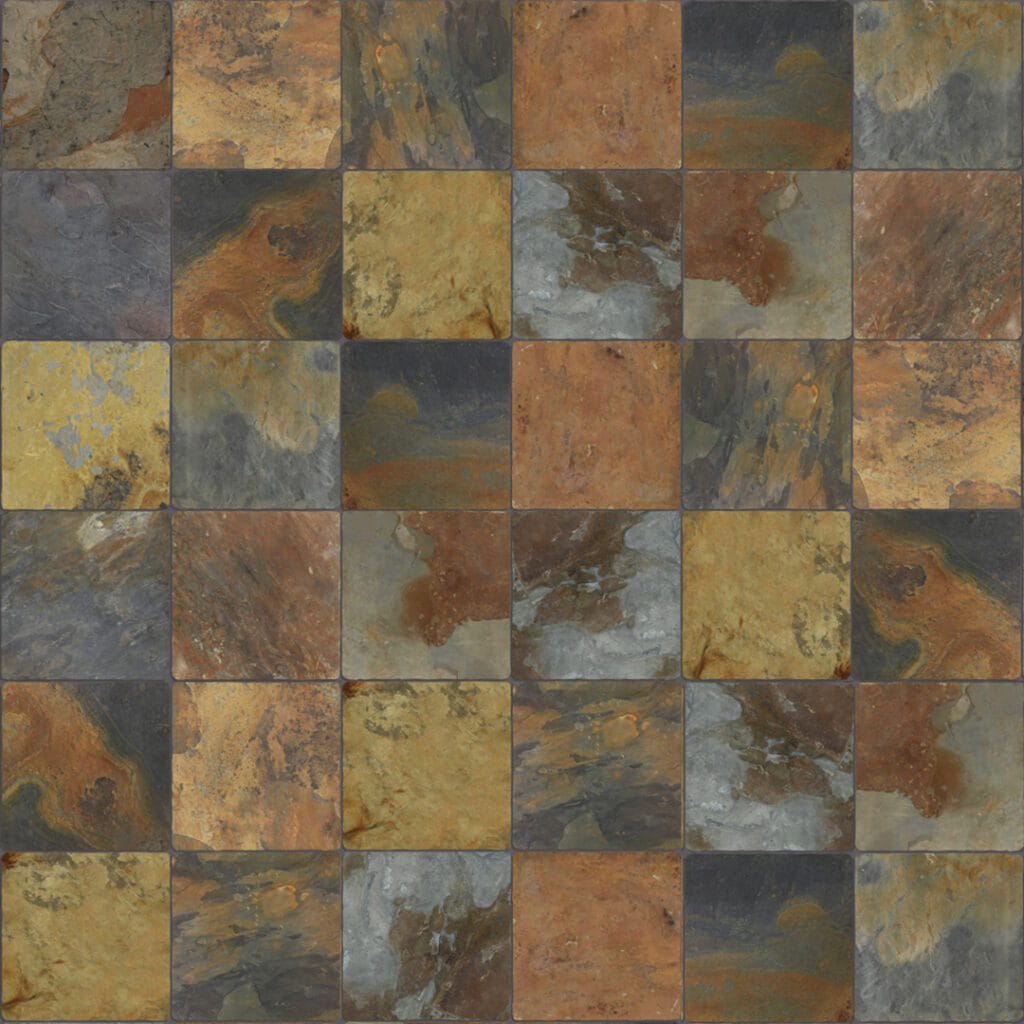 flagstone multicolour mosaik