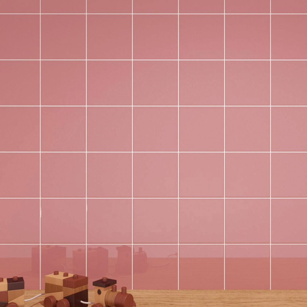 ArchiColour Pink Blank 14,8×14,8 Vægfliser 45