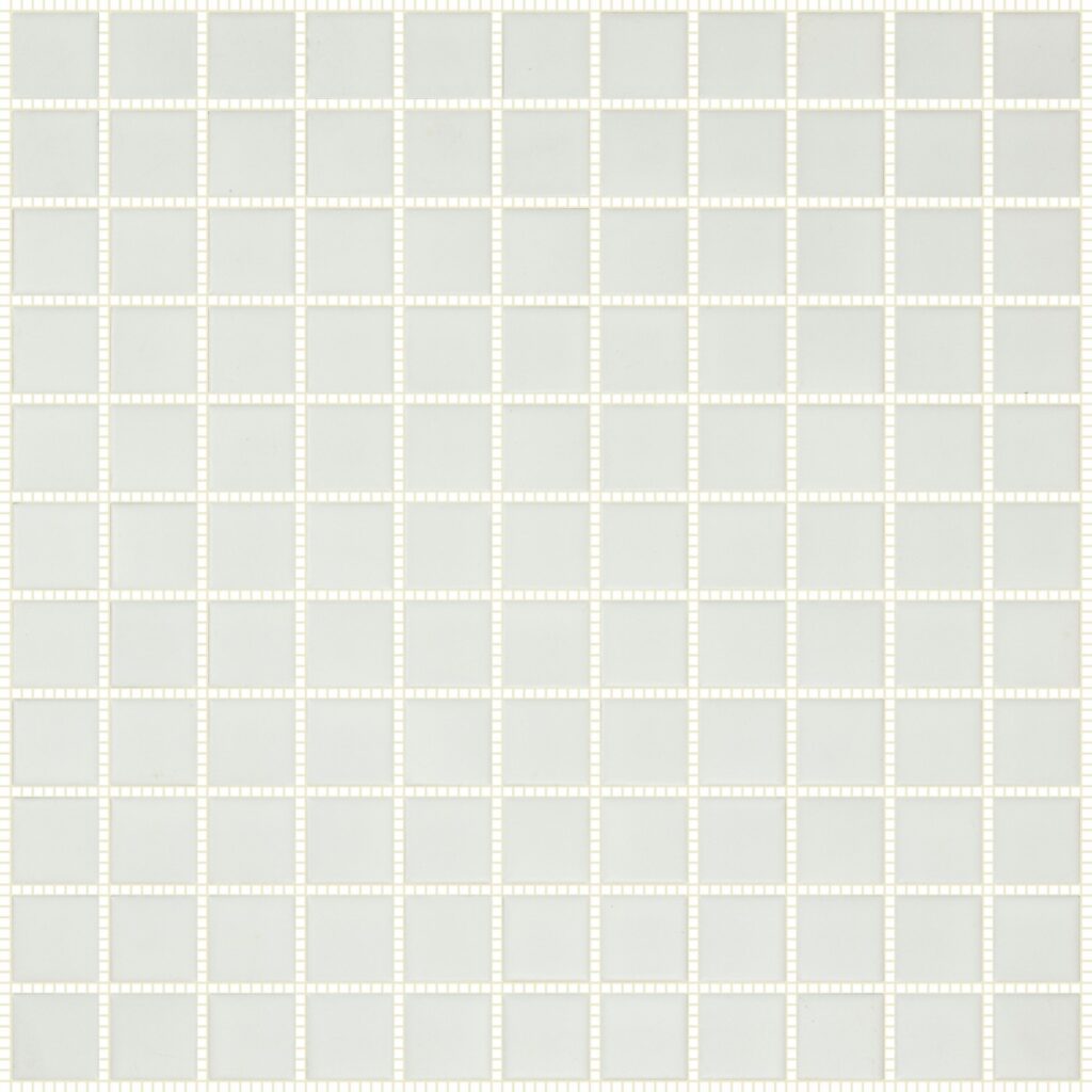 Mosaik Titan White matt 25x25mm