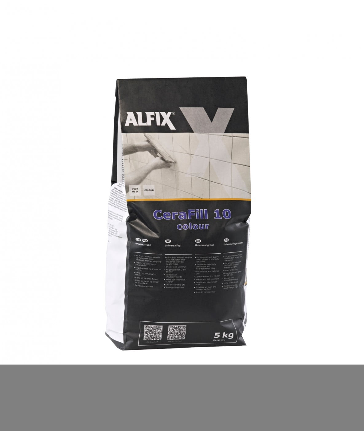 Alfix Cerafil 10, Lys beige  5 kg. 62