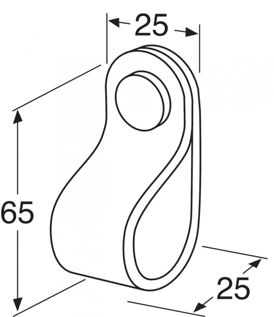 Læderstrop K3 Brun/Messing 49