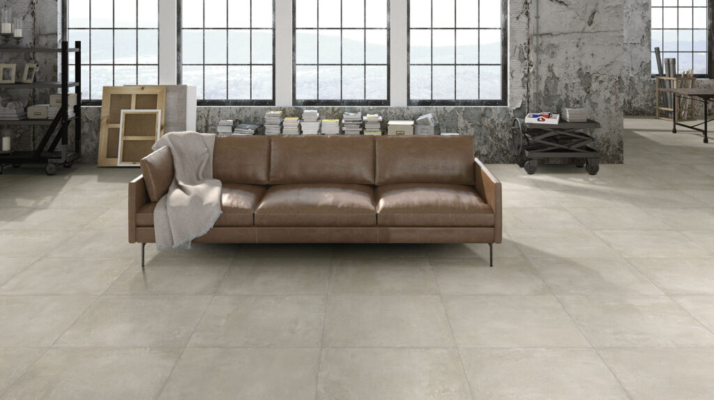 Hangar Taupe rett 60×60 Gulv- og vægflise 60