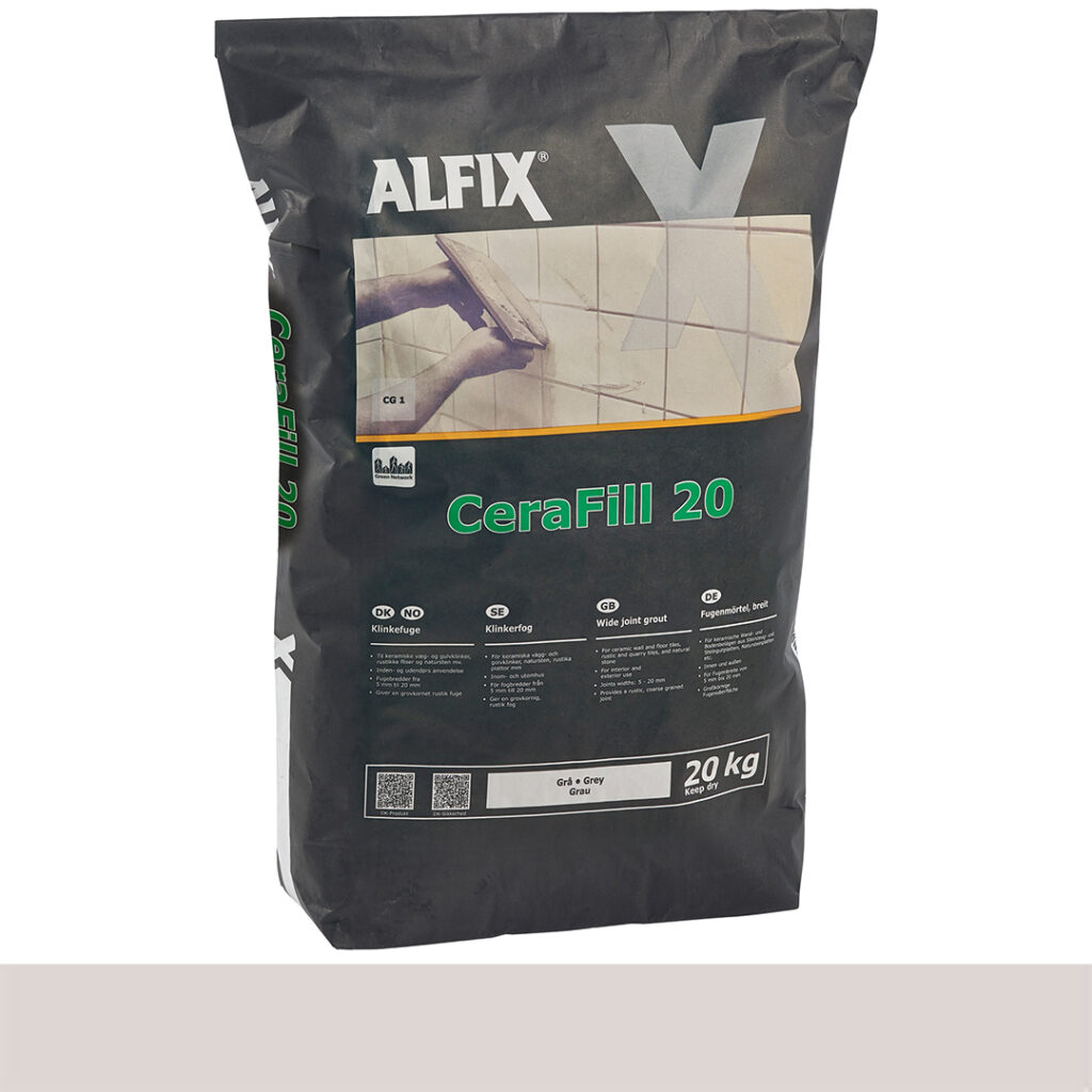 Alfix cerafil 20, Lysegrå  20 kg. 49